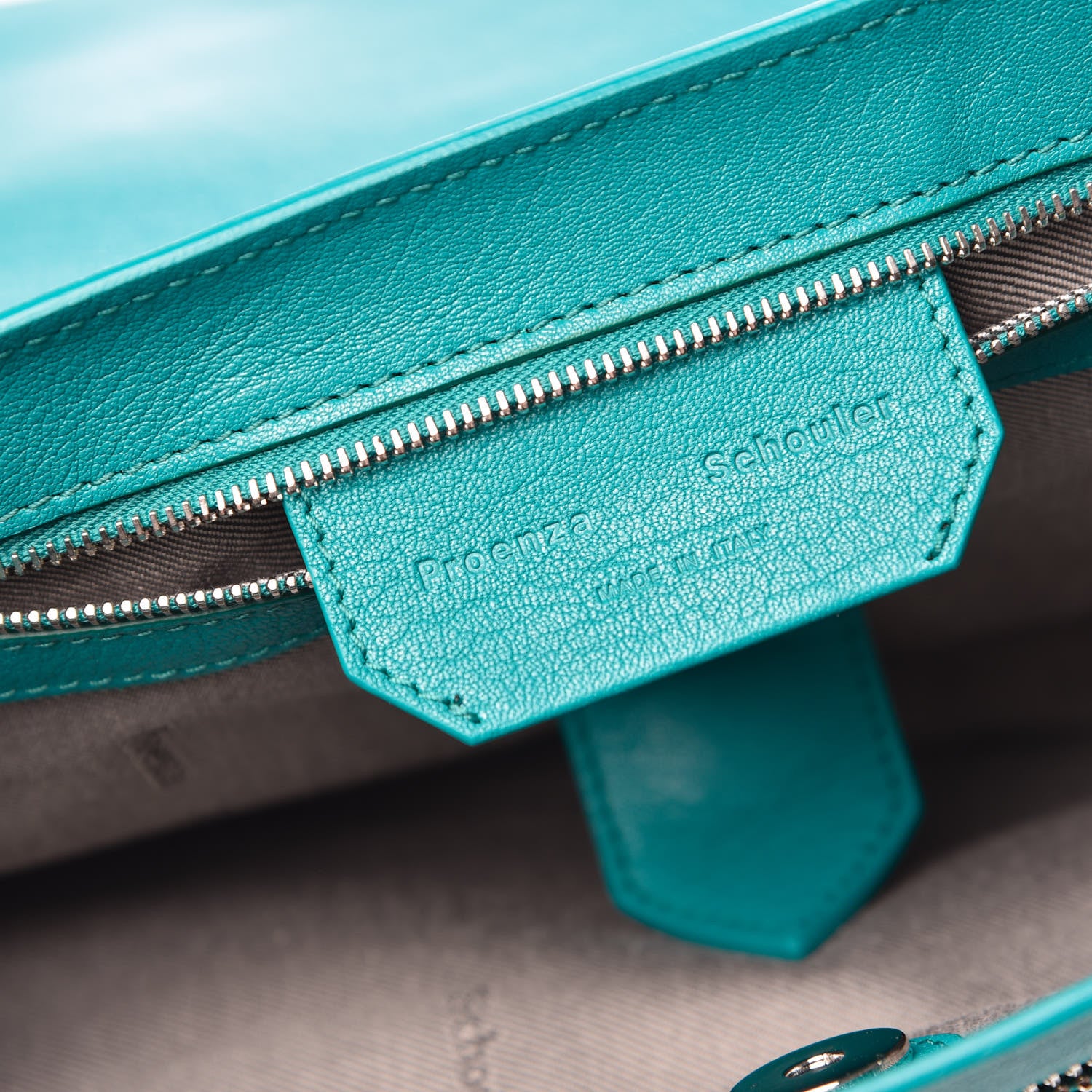 Proenza Schouler Lambskin PS1 Medium Satchel Emerald 7 of 10