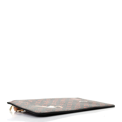 Louis Vuitton Catogram Neverfull MM GM Pochette Marron 4 of 7