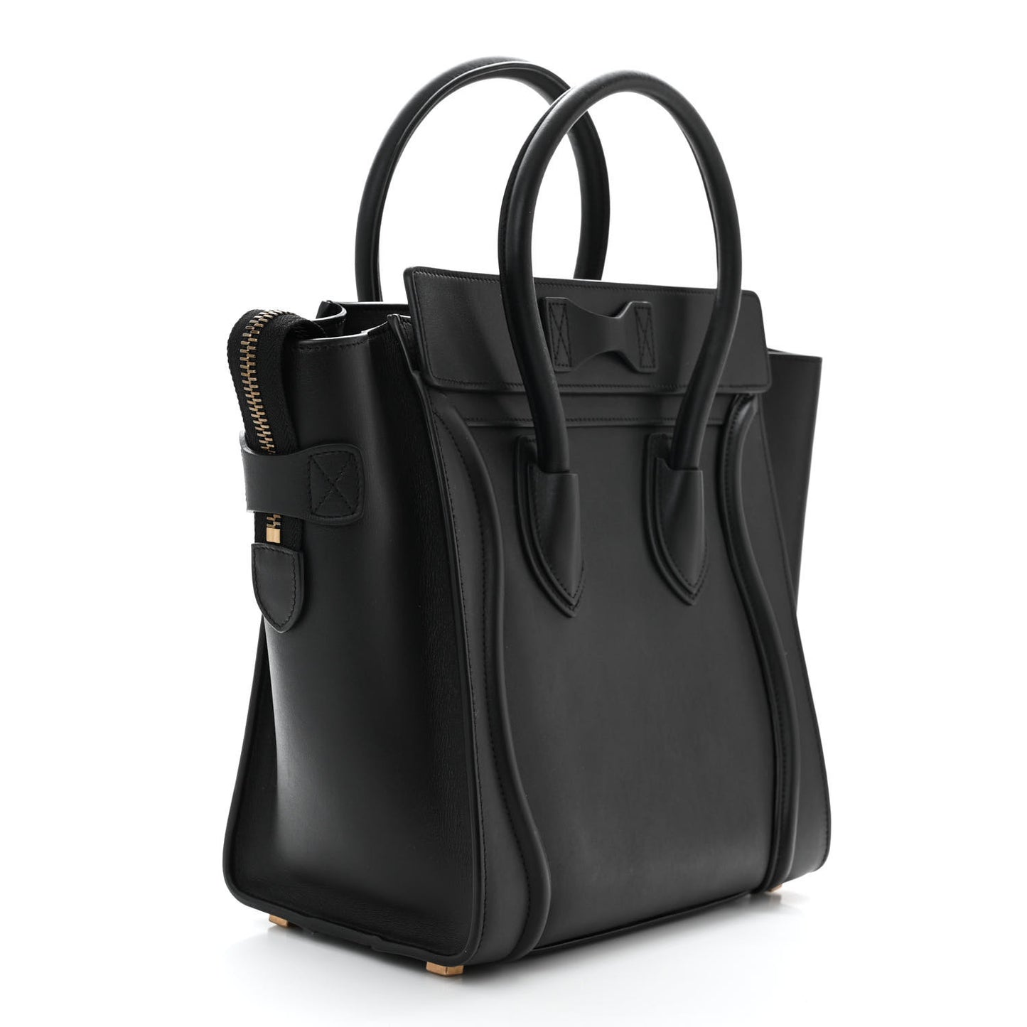 Smooth Calfskin Micro Luggage Black