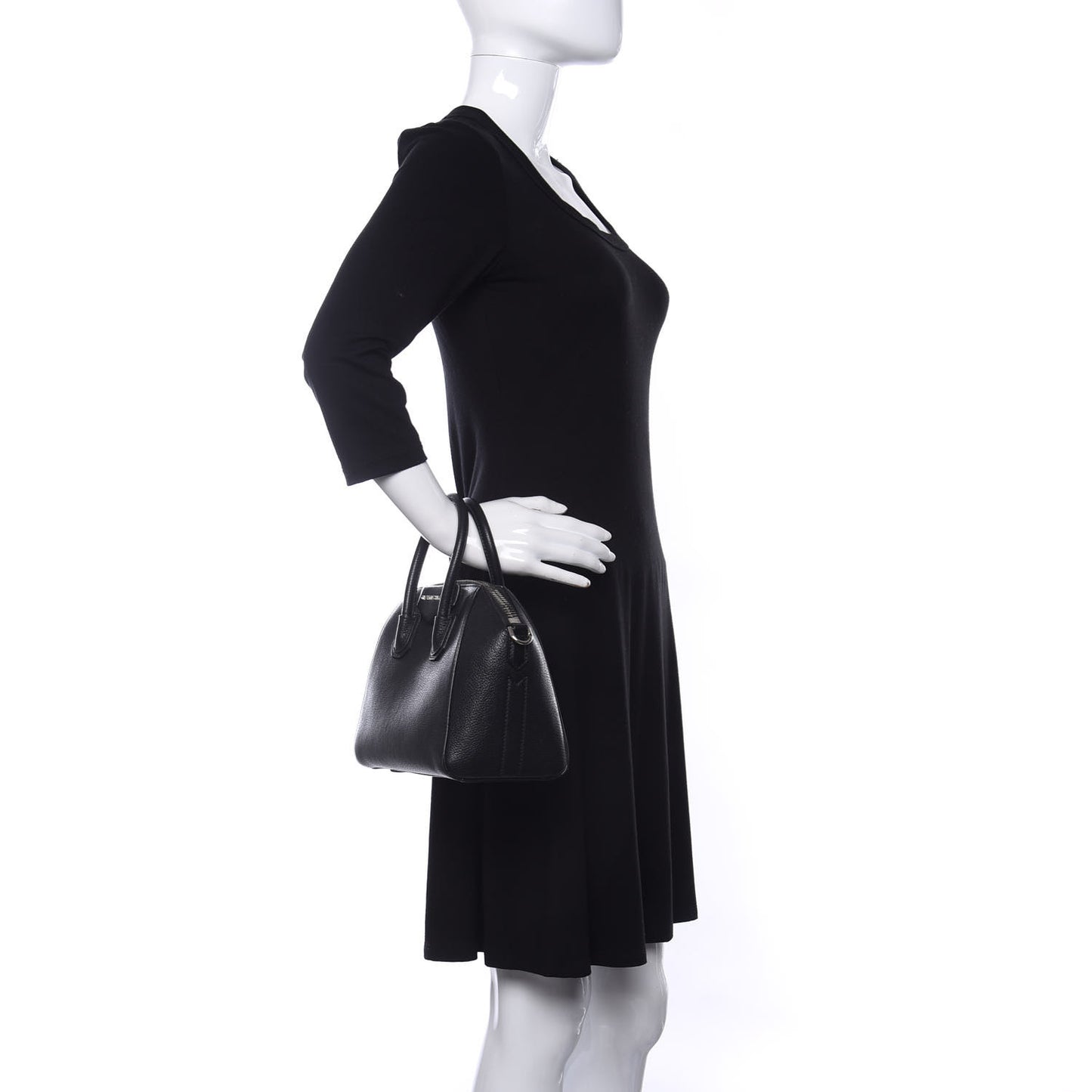 Sugar Goatskin Mini Antigona Black