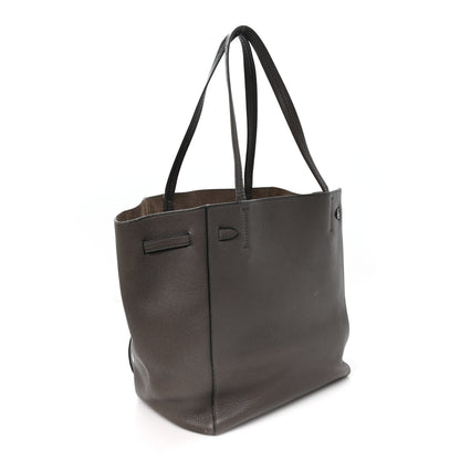 Celine Soft Grained Calfskin Small Belt Cabas Phantom Taupe 3 of 12