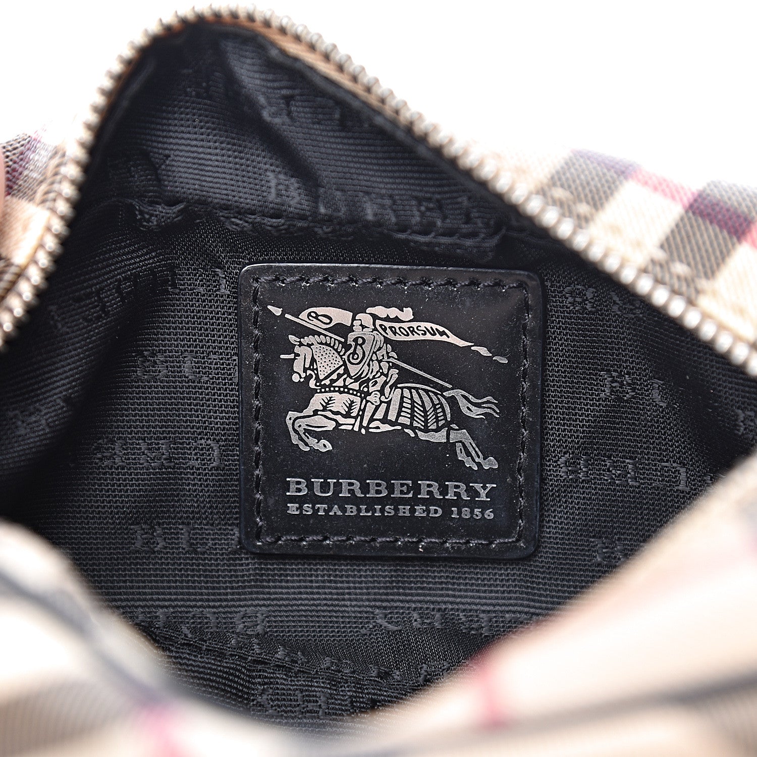 Burberry Nova Check Pouch Black 6 of 9