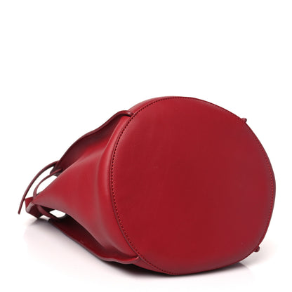Celine Supple Grained Calfskin Big Bag Bucket Red 4 of 10