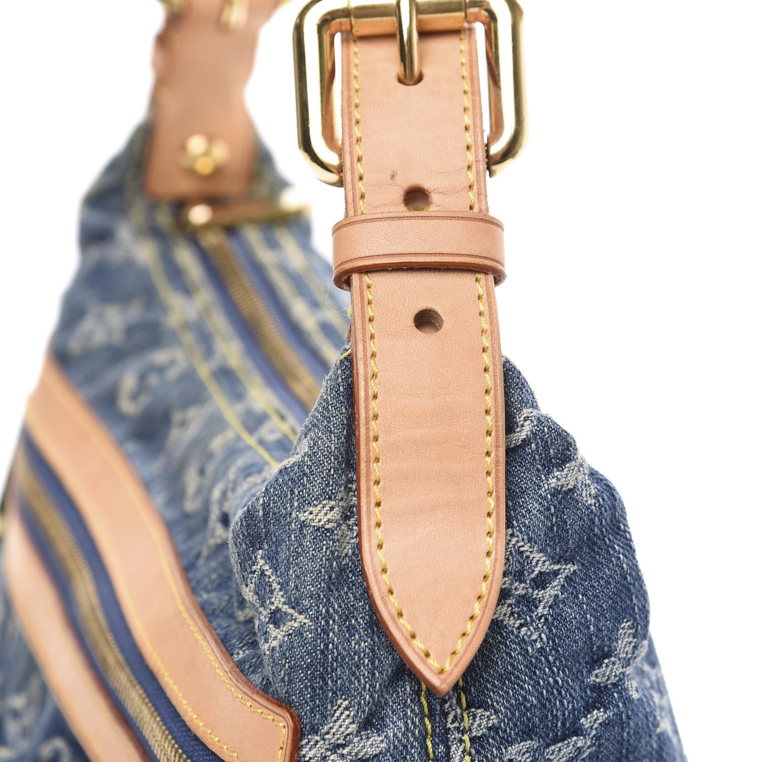 Louis Vuitton Monogram Denim Baggy PM Blue 9 of 11
