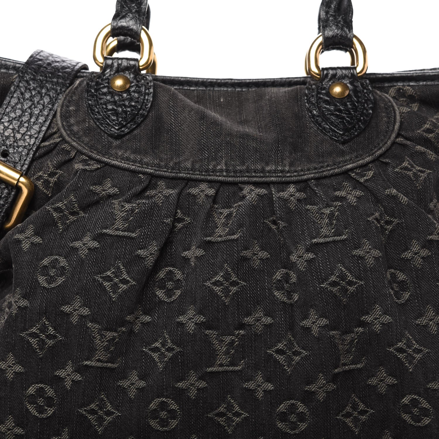 Louis Vuitton Denim Neo Cabby GM Black 10 of 12
