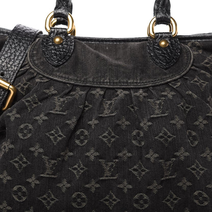 Louis Vuitton Denim Neo Cabby GM Black 10 of 12