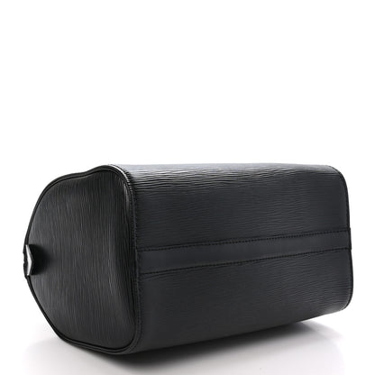 Louis Vuitton Epi Speedy 25 Black 4 of 12