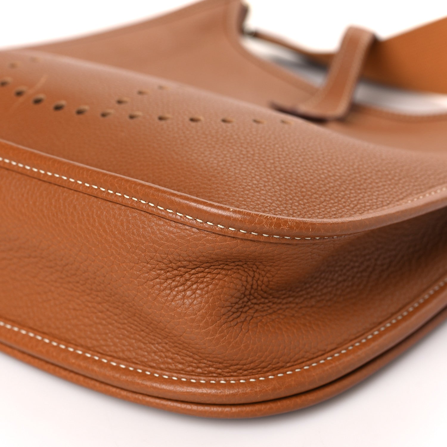 Hermes Taurillon Clemence Evelyne II PM Gold 9 of 10