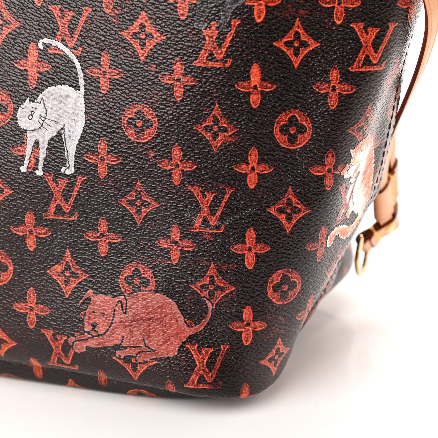Louis Vuitton Catogram Neverfull MM Marron 12 of 12