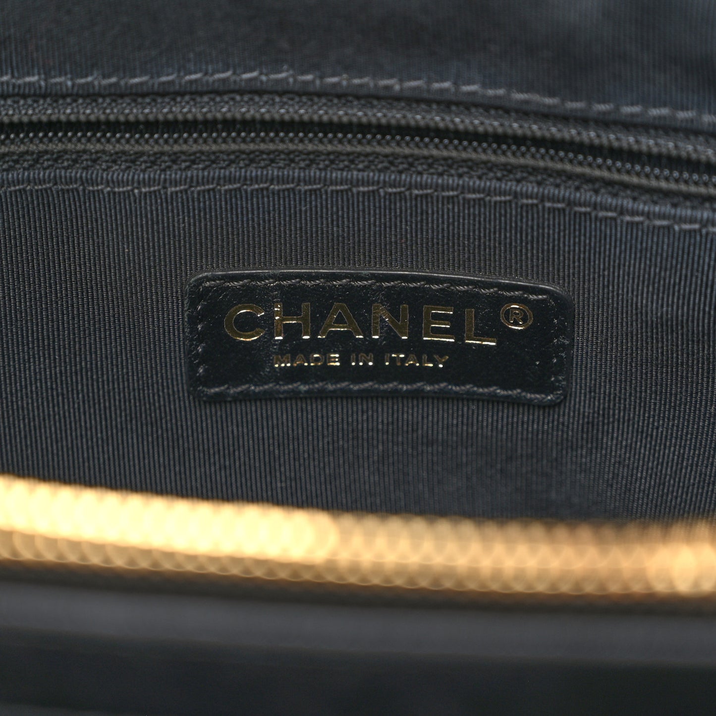 Calfskin Quilted Small Chain Me Tote Black