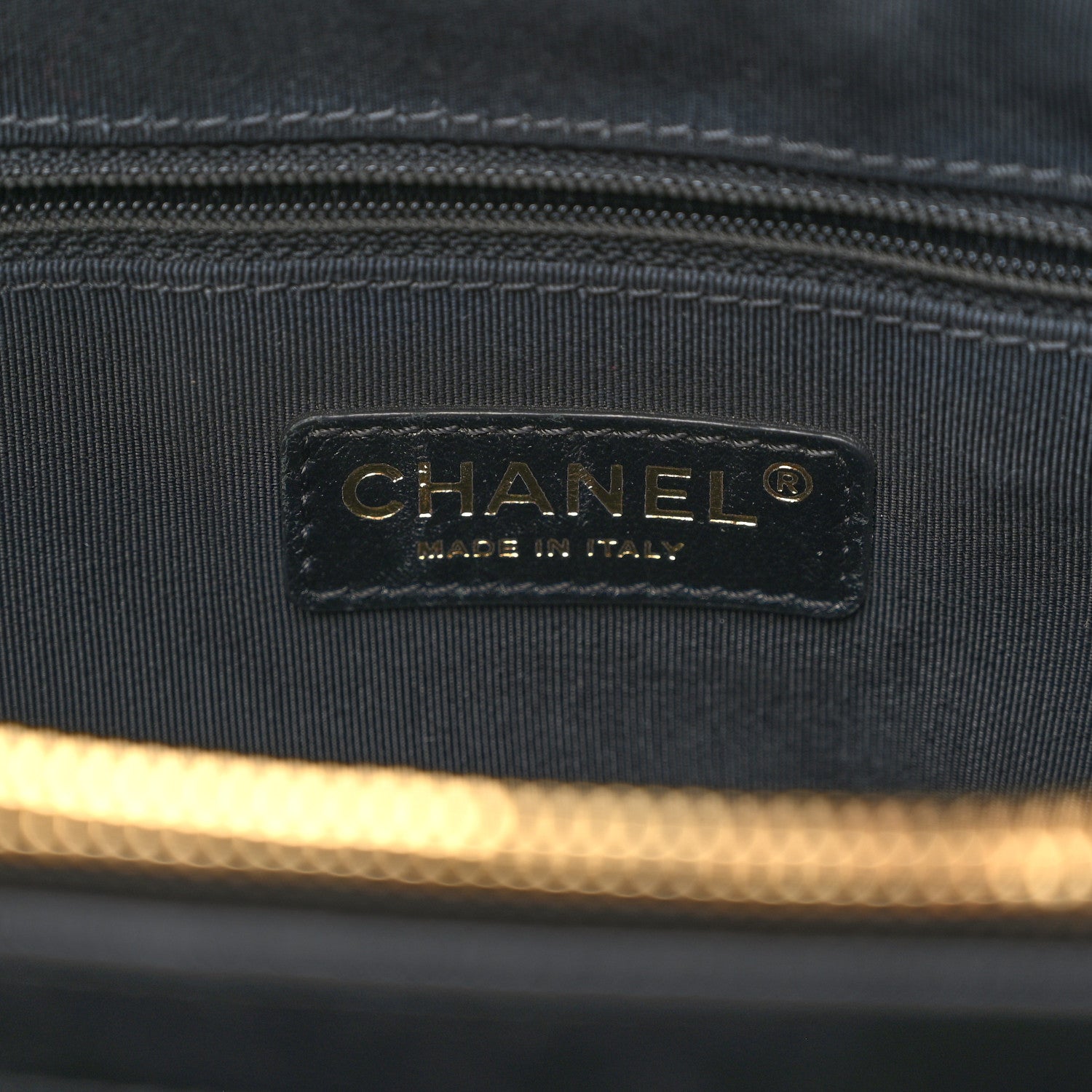 Chanel Calfskin Quilted Small Chain Me Tote Black 6 of 10