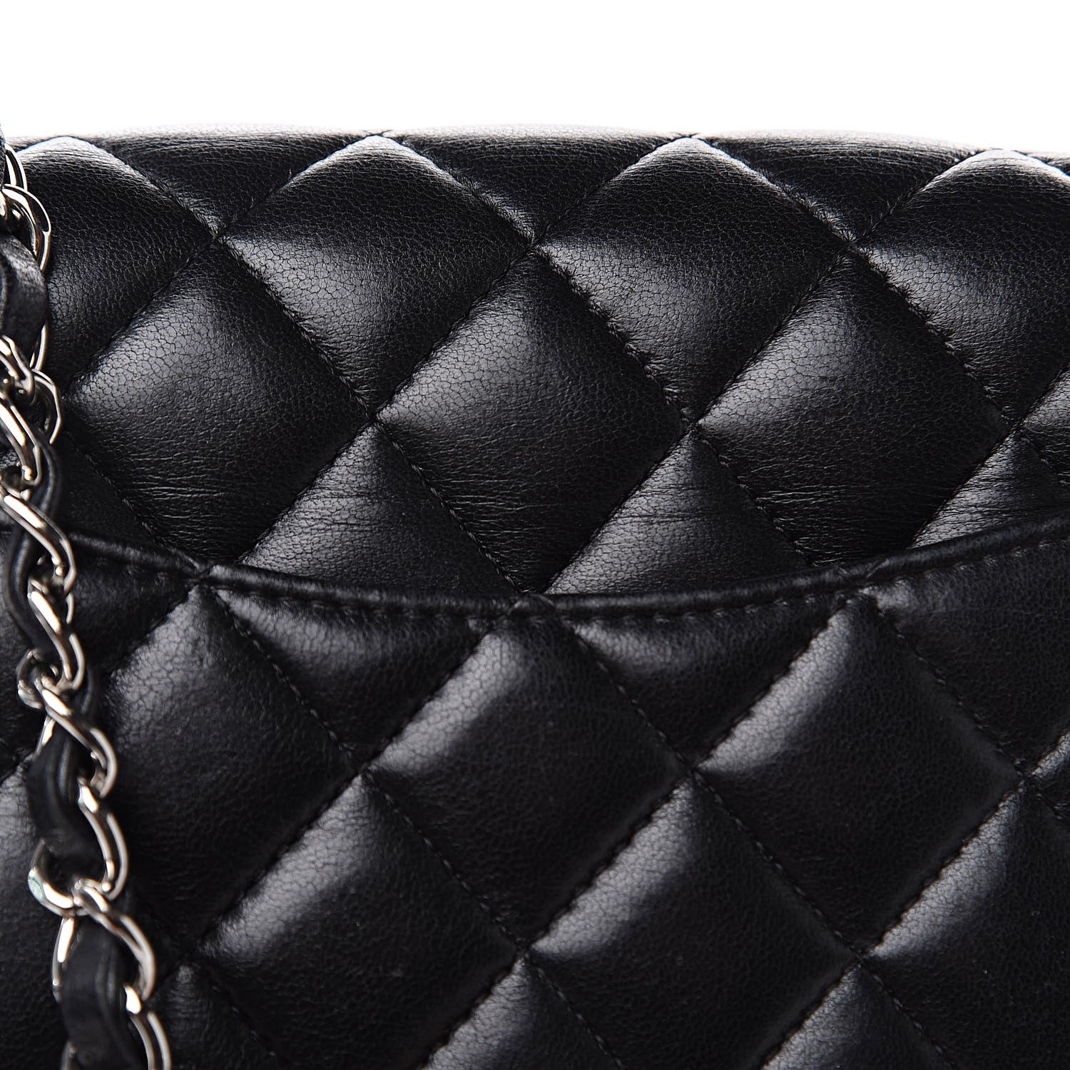 Chanel Lambskin Quilted Mini Rectangular Flap Black 12 of 16