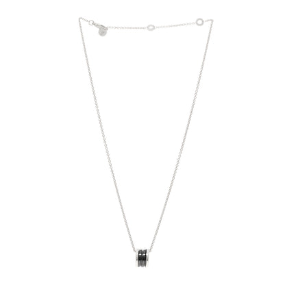 Bulgari Sterling Silver Ceramic Save The Children Pendant Necklace 3 of 4