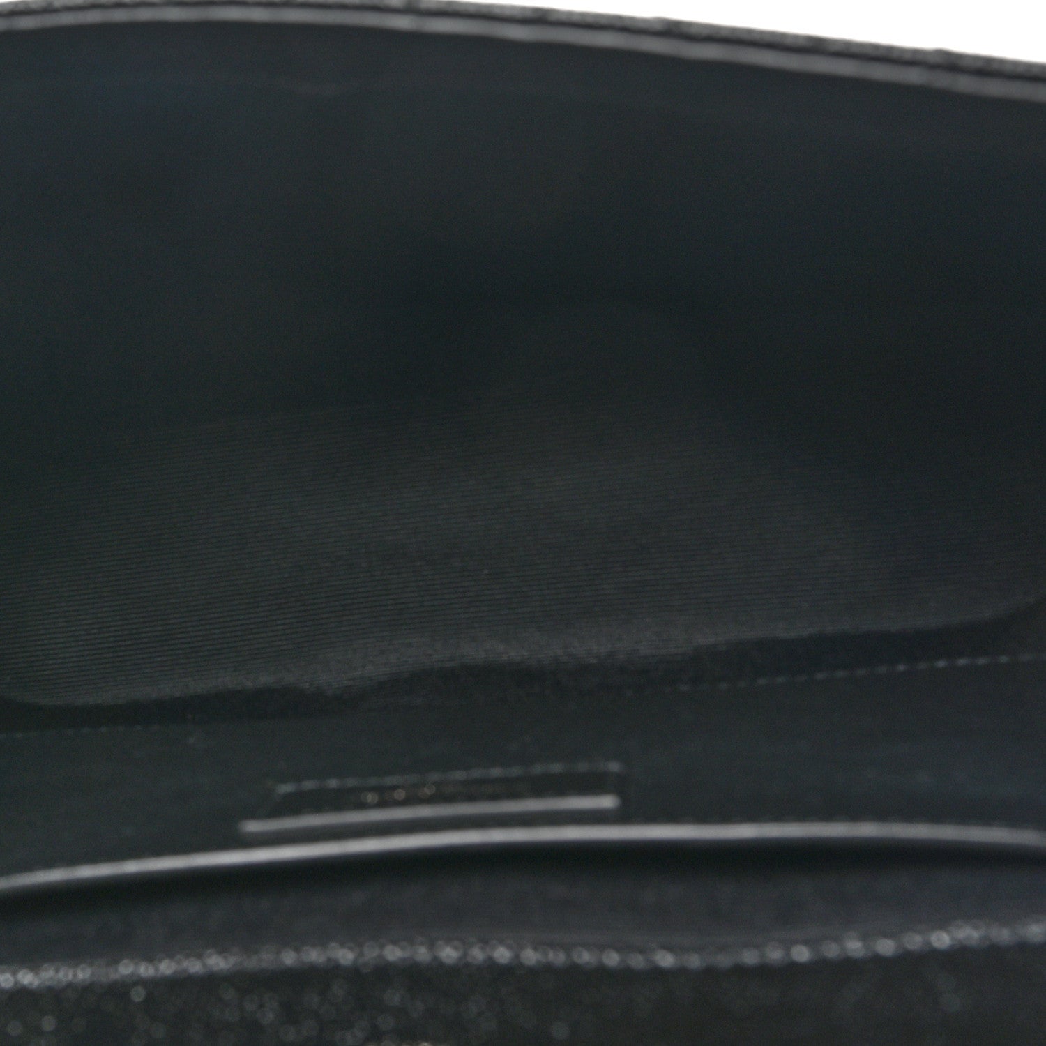 Saint Laurent Grain De Poudre Textured Mixed Matelasse Triquilt Medium Monogram Monochrome Satchel Black 5 of 10