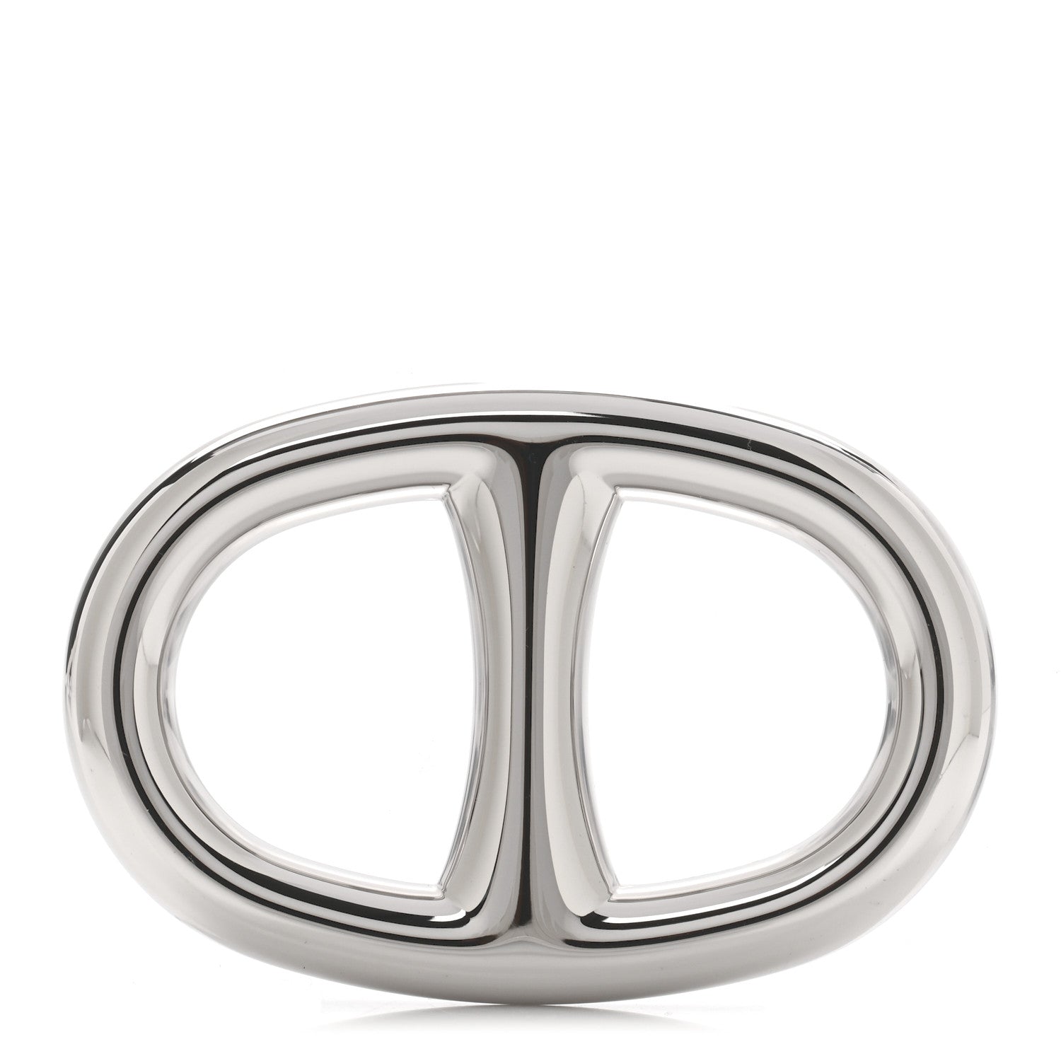 Hermes Palladium Chaine D'Ancre Scarf Ring 1 of 6