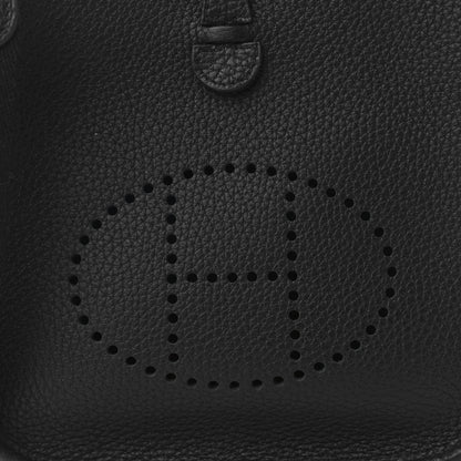 Hermes Taurillon Clemence Evelyne TPM Black 8 of 12