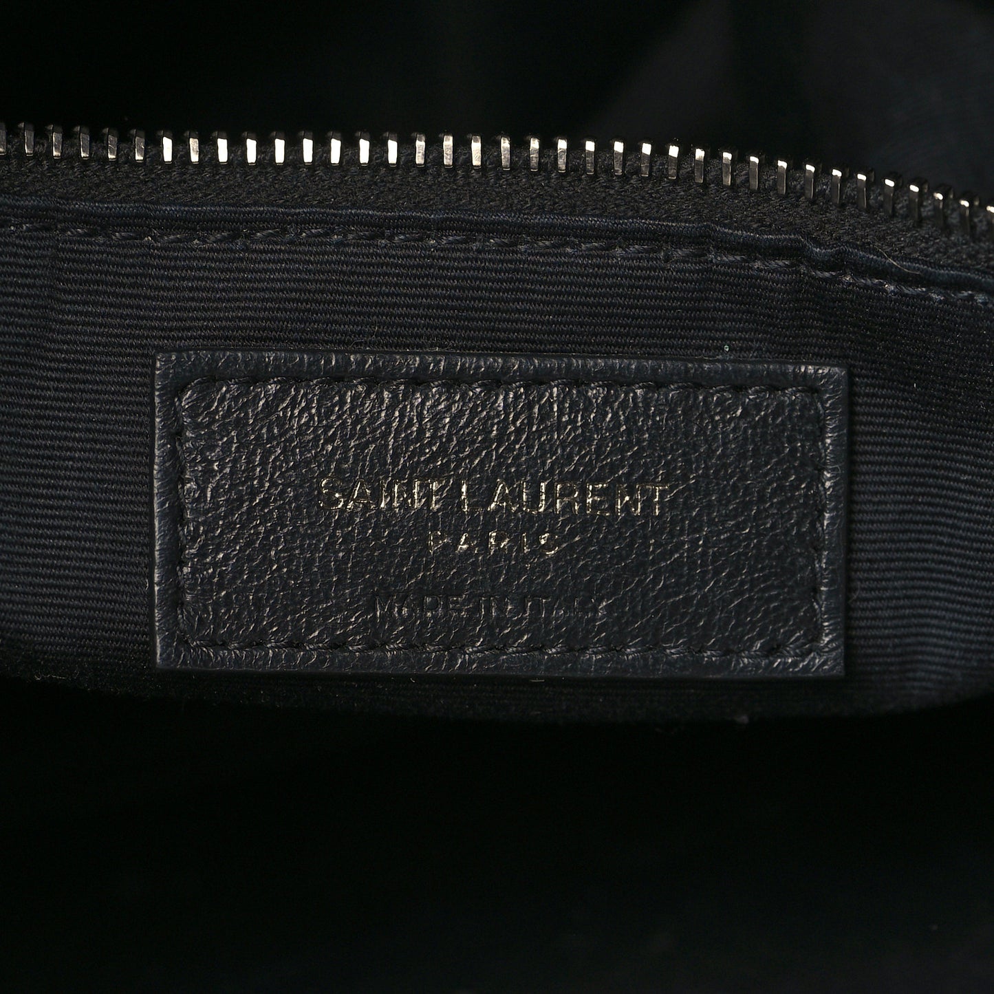Crinkled Calfskin Matelasse Monogram Medium Niki Shopper Tote Black