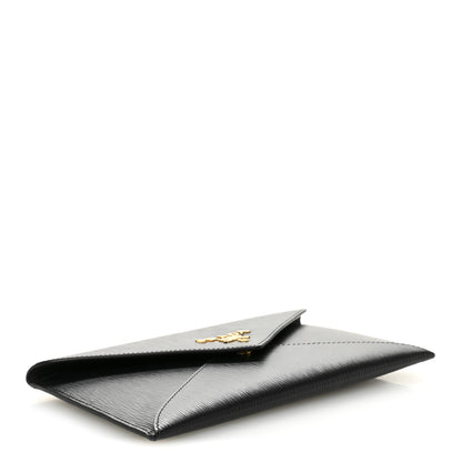 Prada Vitello Move Envelope Wallet Black 4 of 7