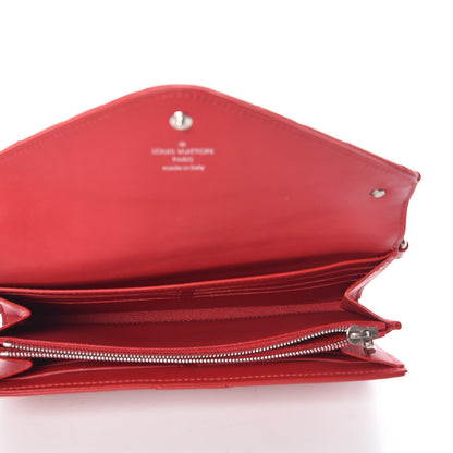 Louis Vuitton Calfskin New Wave Long Wallet Rouge 5 of 11