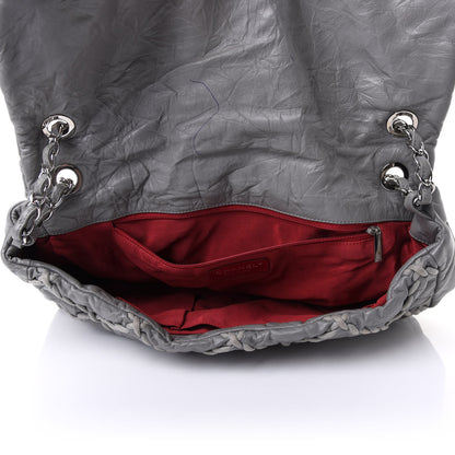 Chanel Calfskin Ultra Stitch Oversized Flap Grey 4 of 10
