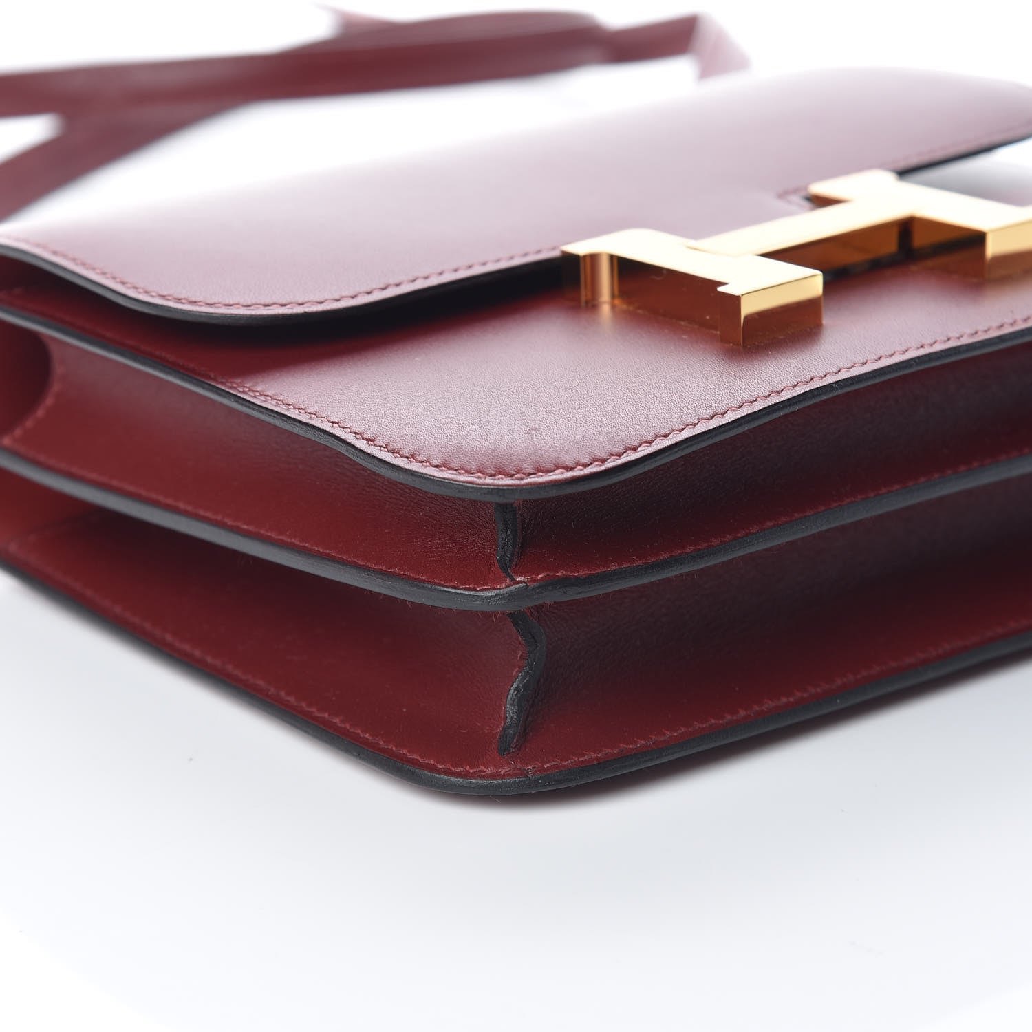 Hermes Veau Monsieur Constance 18 Rouge H 5 of 21