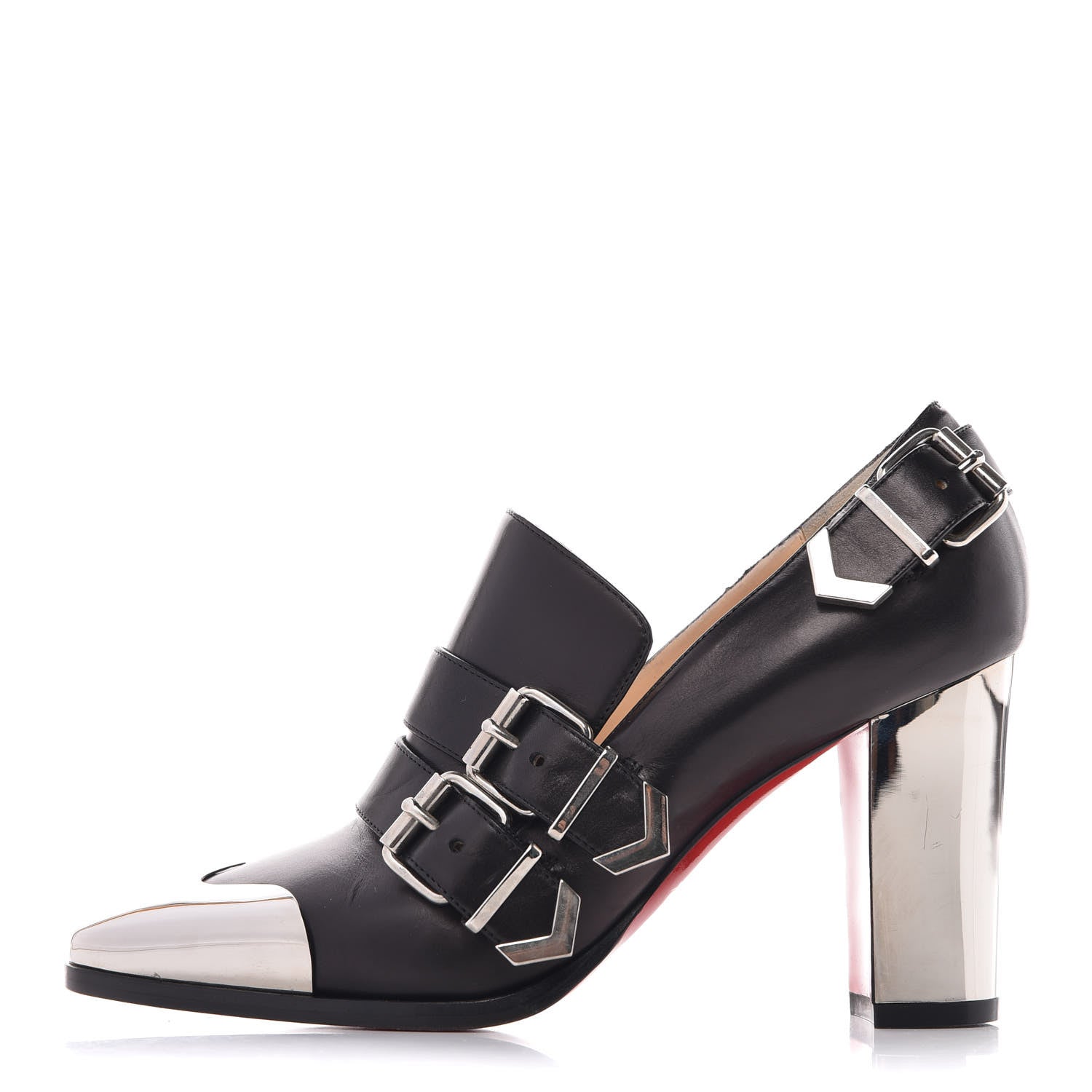 Christian Louboutin Calfskin Anita Pumps 38 Black 1 of 10