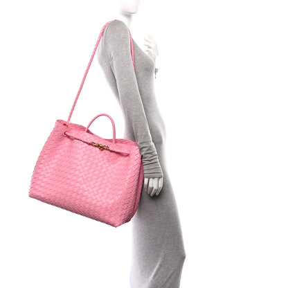 Bottega Veneta Nappa Intrecciato Large Andiamo Shoulder Bag Ribbon 2 of 9