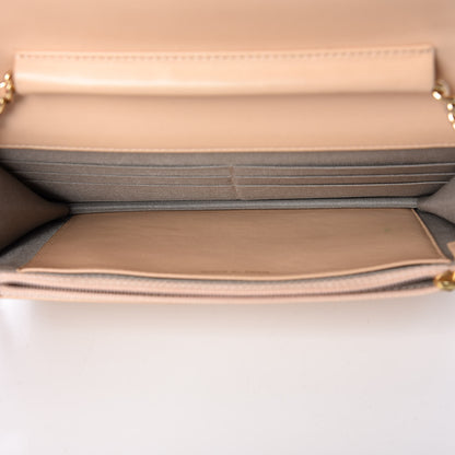 Chanel Caviar Timeless CC Wallet On Chain WOC Beige 5 of 11