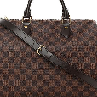 Louis Vuitton Damier Ebene Speedy Bandouliere 30 9 of 12