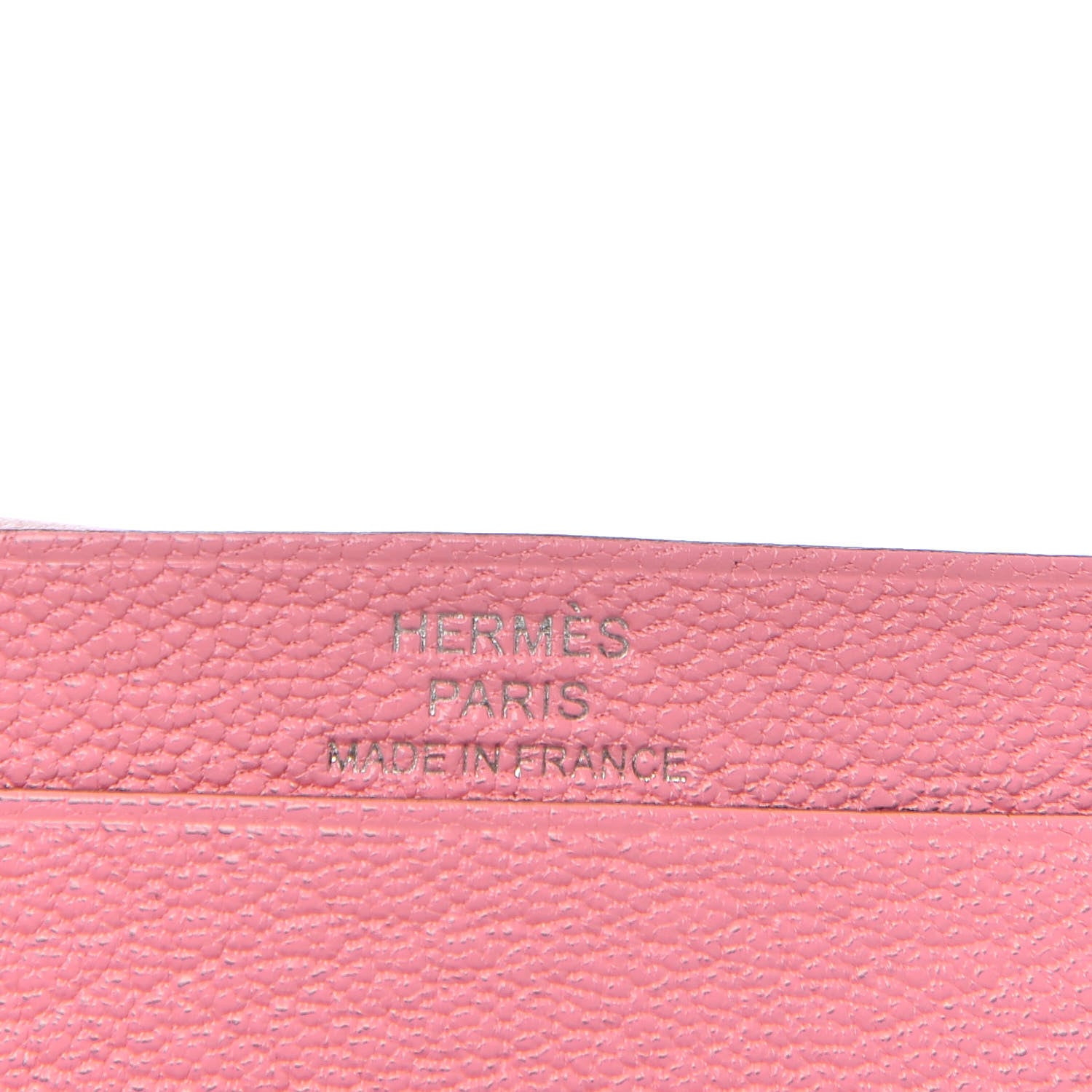 Hermes Chevre Mysore Bearn Card Holder Wallet Rose Confetti 6 of 6