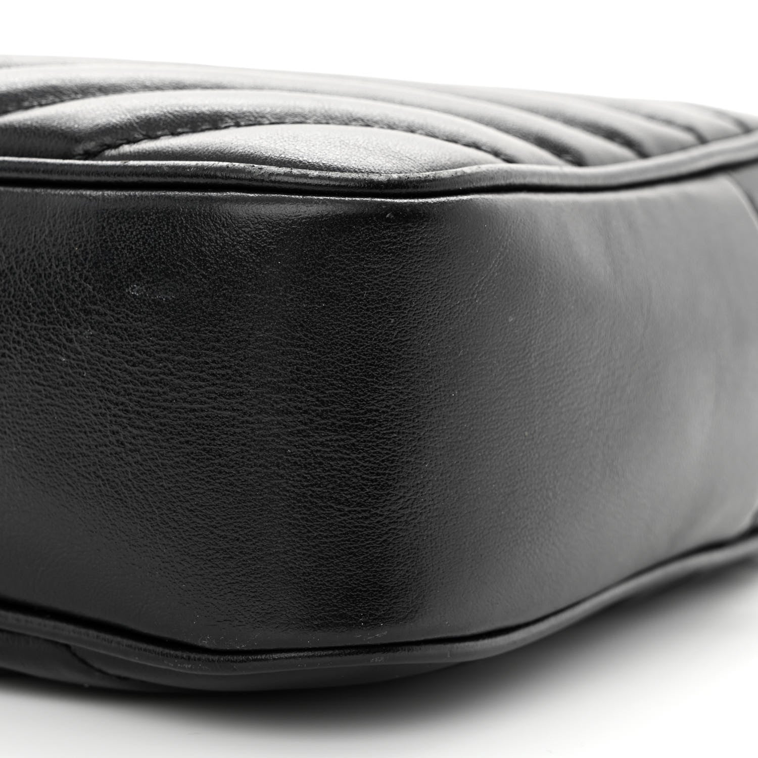 Saint Laurent Calfskin Matelasse Monogram Lou Camera Bag Black 10 of 12