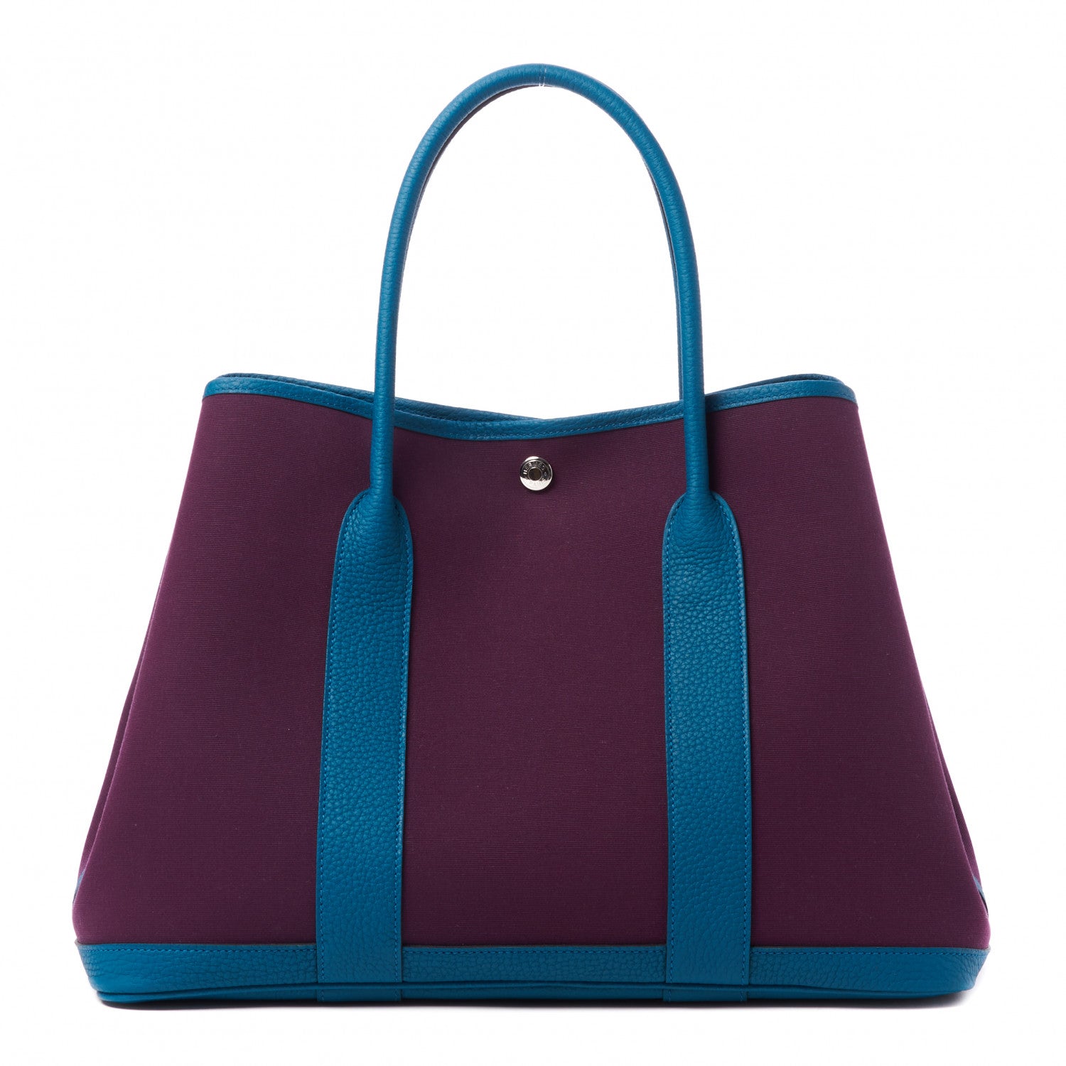 Hermes Toile Negonda Garden Party Tote 36 MM Cassis Cobalt 1 of 7