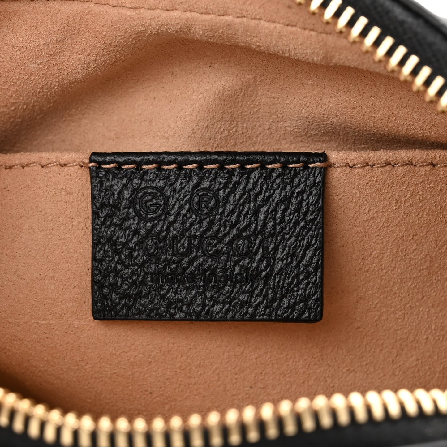 Calfskin Web Mini Ophidia Shoulder Bag Black