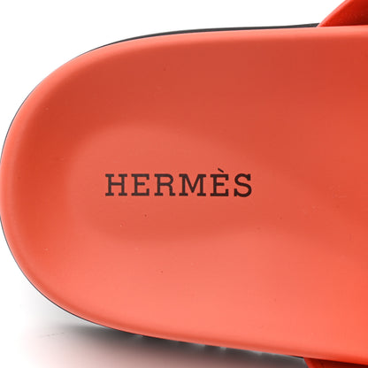 Hermes Epsom Womens Chypre Sandals 37 Rose Sorbert 8 of 9