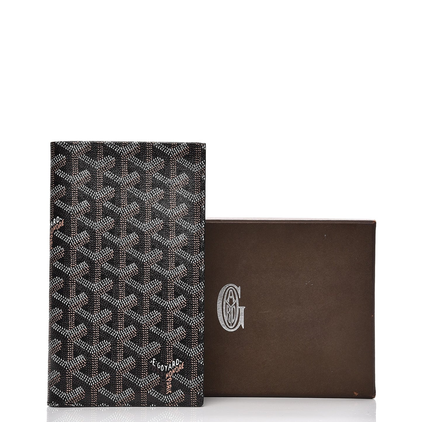 Goyardine Long Bi-Fold Wallet Black