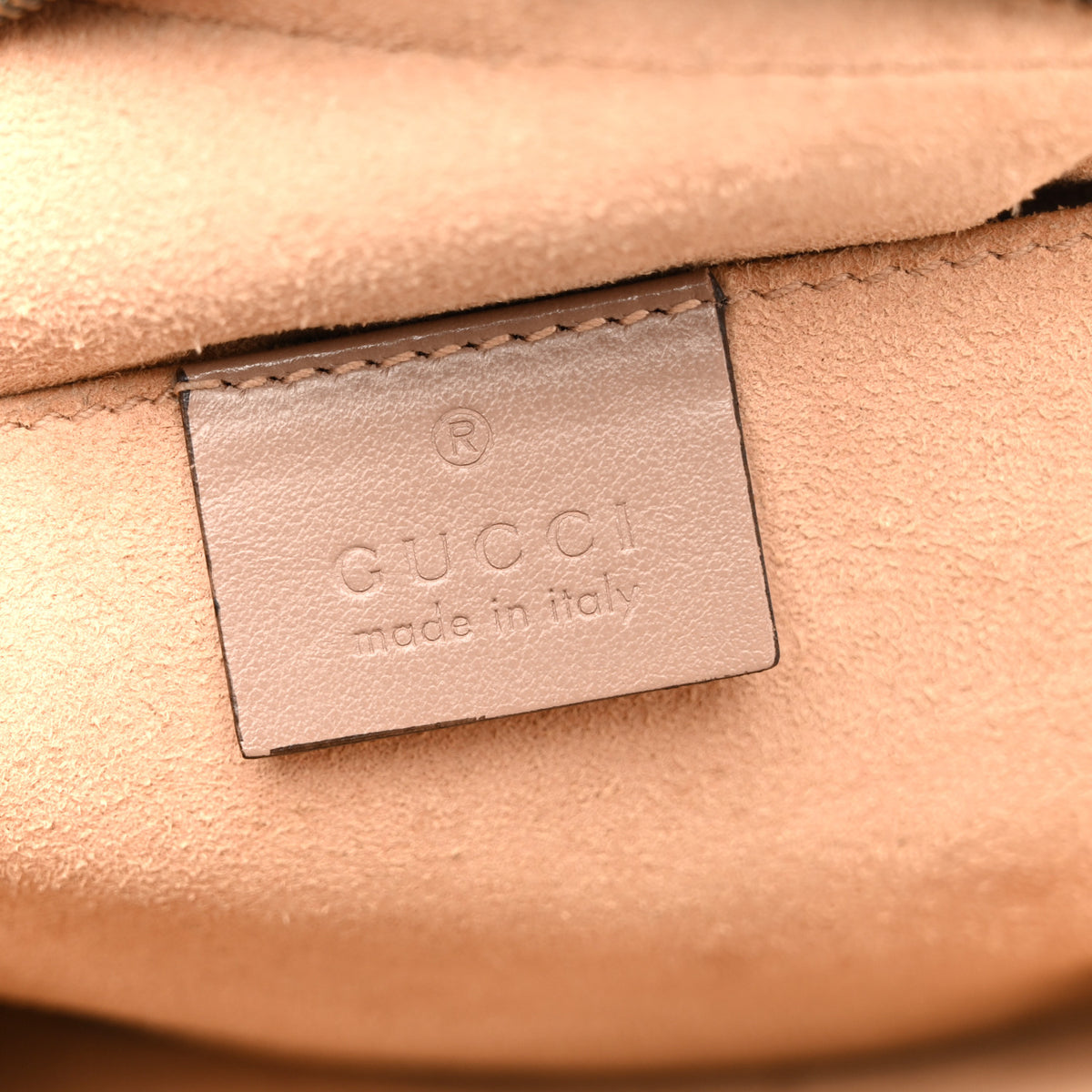 Gucci Calfskin Matelasse Small GG Marmont Chain Shoulder Bag Porcelain Rose 6 of 14