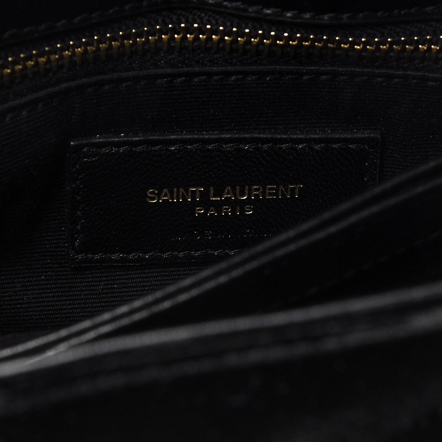 Saint Laurent Velvet Y Quilted Monogram Toy Loulou Chain Satchel French Black 7 of 9