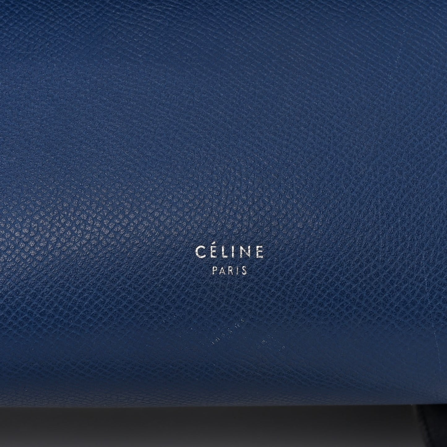 Grained Calfskin Micro Belt Bag Indigo