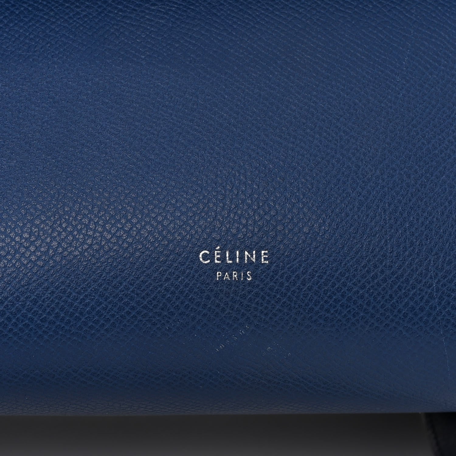 Celine Grained Calfskin Micro Belt Bag Indigo 6 of 11