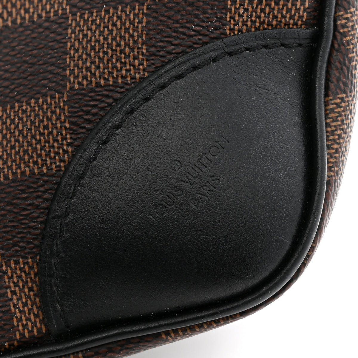 Louis Vuitton Damier Ebene Odeon MM Black 6 of 12