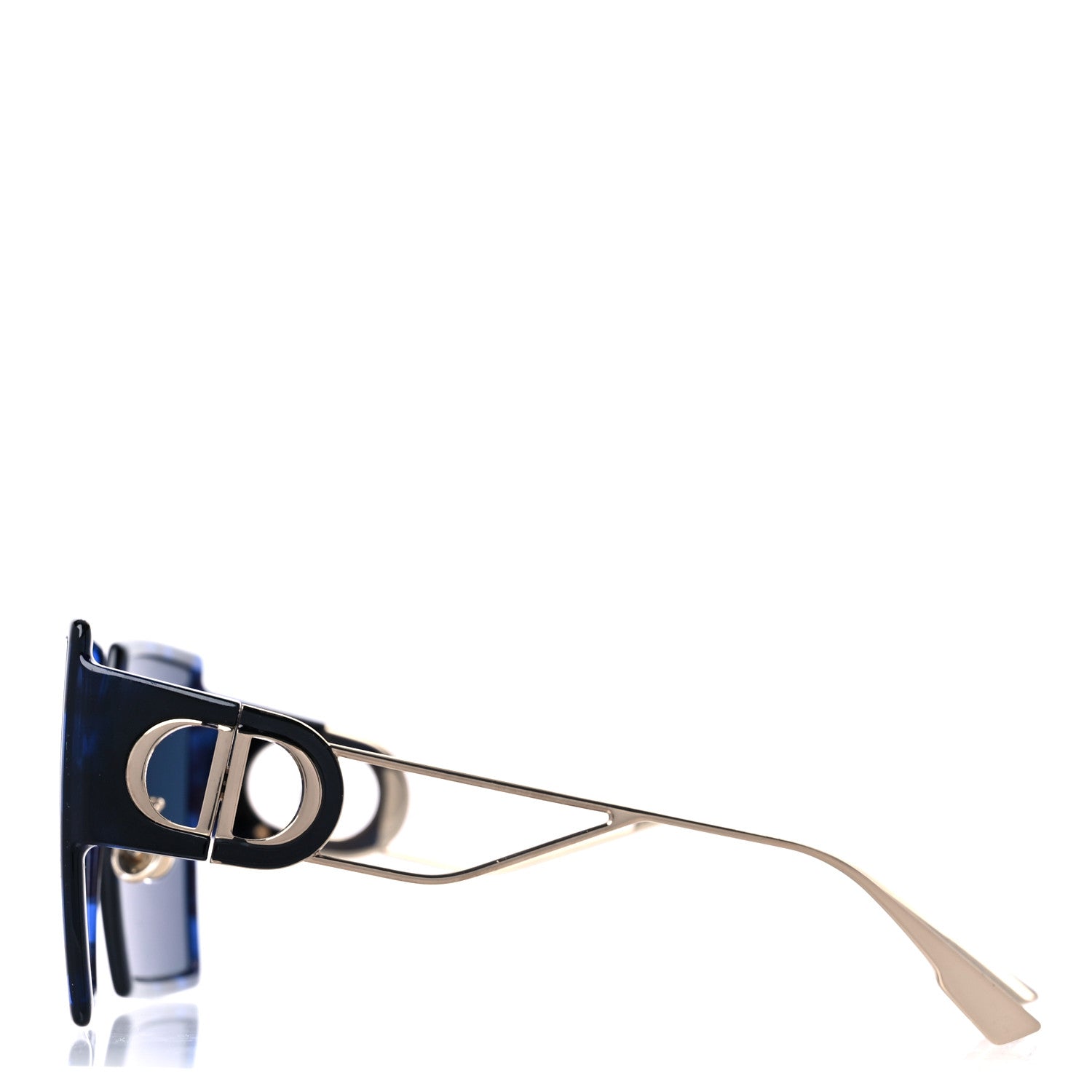 Christian Dior Acetate Square 30 Montaigne Sunglasses Blue 3 of 8