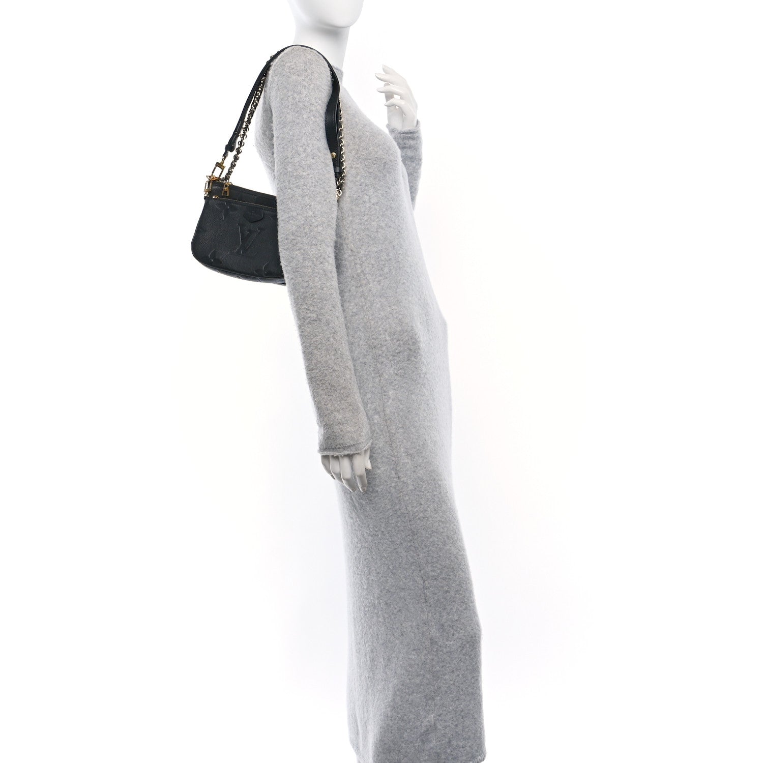 Louis Vuitton Empreinte Monogram Giant Multi Pochette Accessories Black 3 of 14