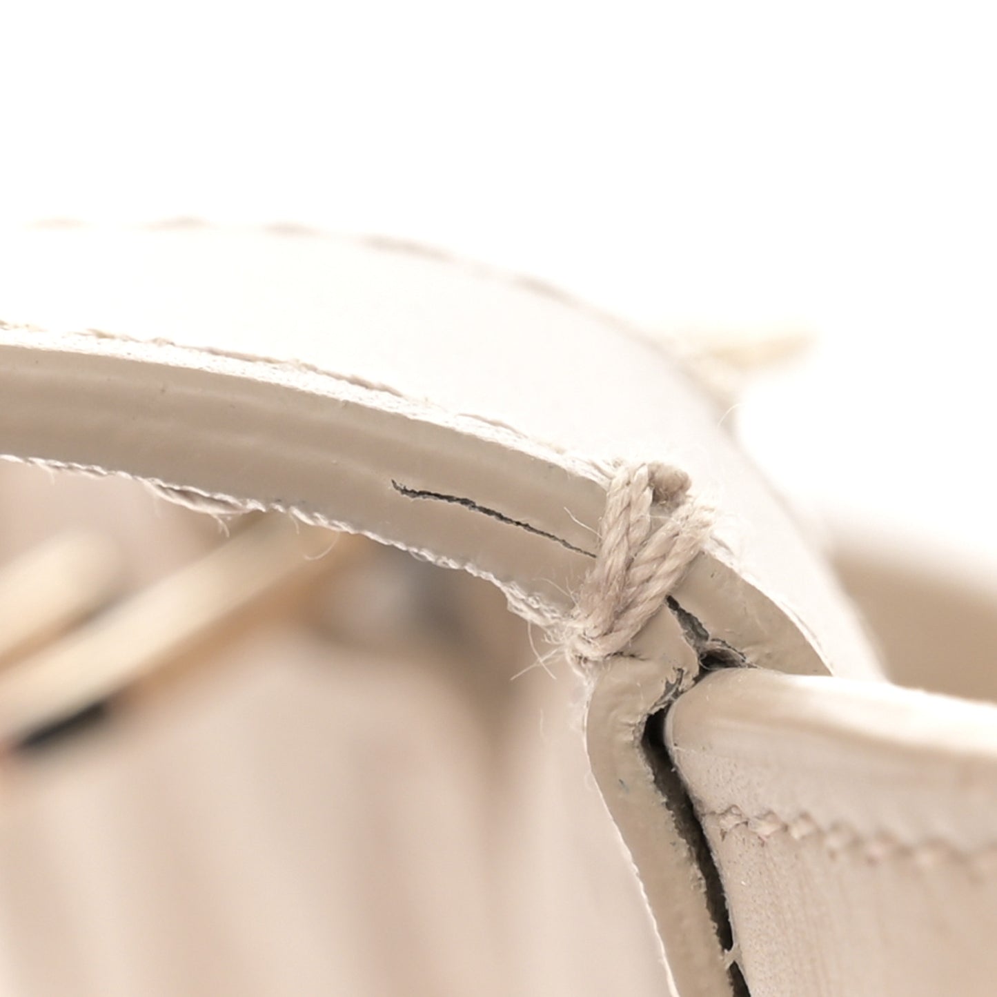 Calfskin Macrocannage Large Toujours Powder Beige