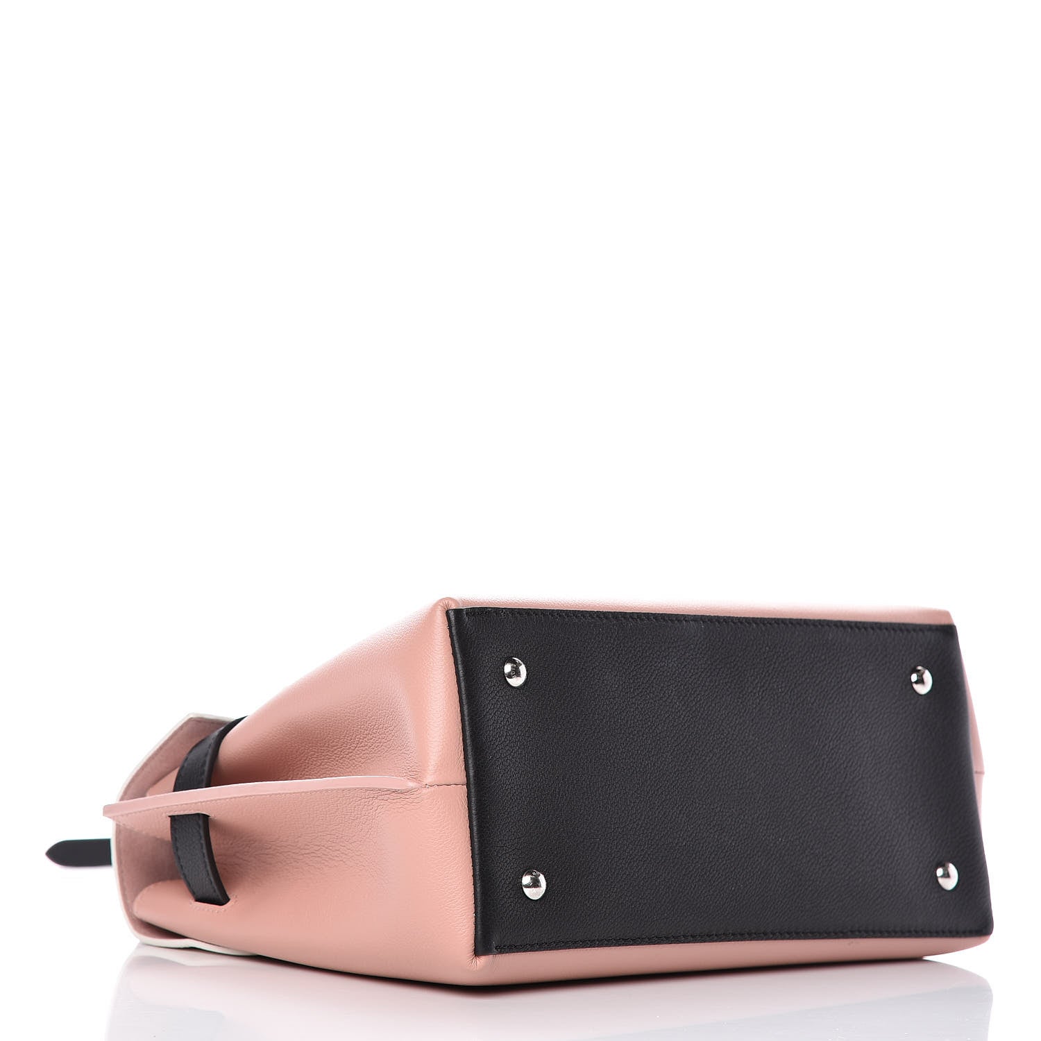 Louis Vuitton Soft Calfskin Lockme Ever Rose Ballet White Maito Black 4 of 10