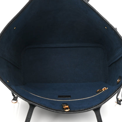 Louis Vuitton Empreinte Monogram Giant Neverfull MM Black 5 of 9