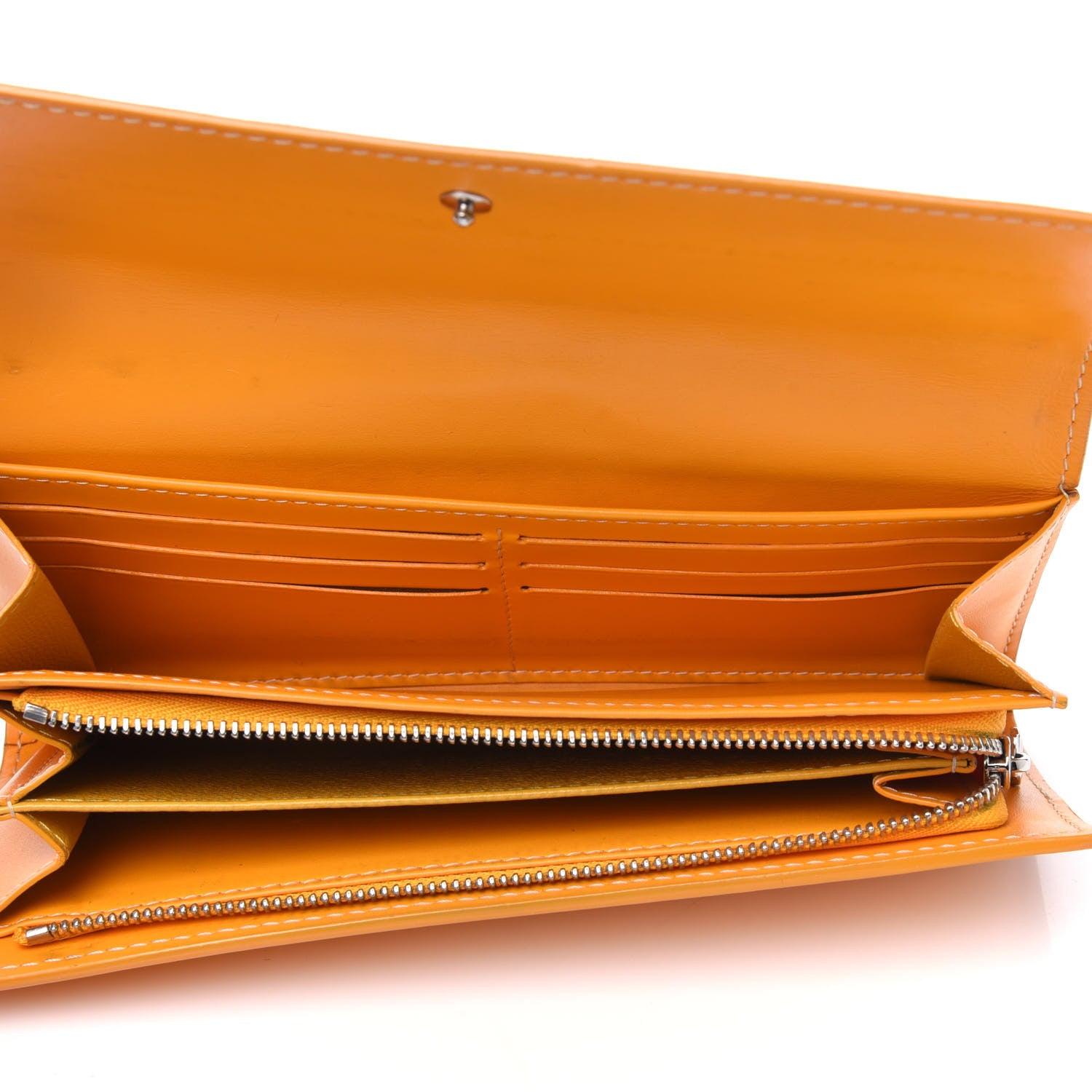 Goyard Goyardine Varenne Long Wallet Yellow 3 of 4