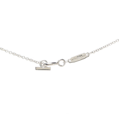 Tiffany Sterling Silver Large T Smile Pendant Necklace 5 of 6
