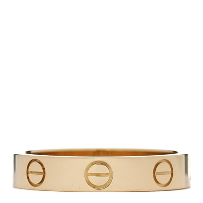 Cartier 18K Yellow Gold 3.5mm LOVE Wedding Band Ring 52 6 1 of 5
