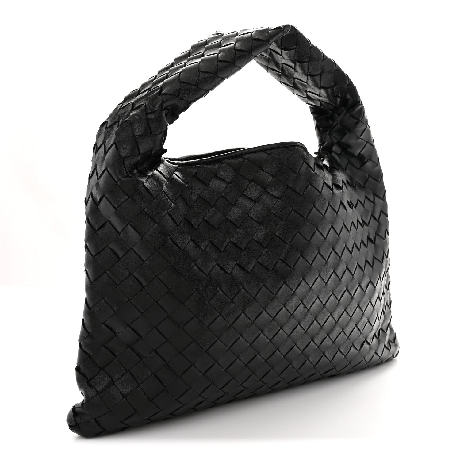 Bottega Veneta Calfskin Intrecciato Small Hop Black 3 of 10