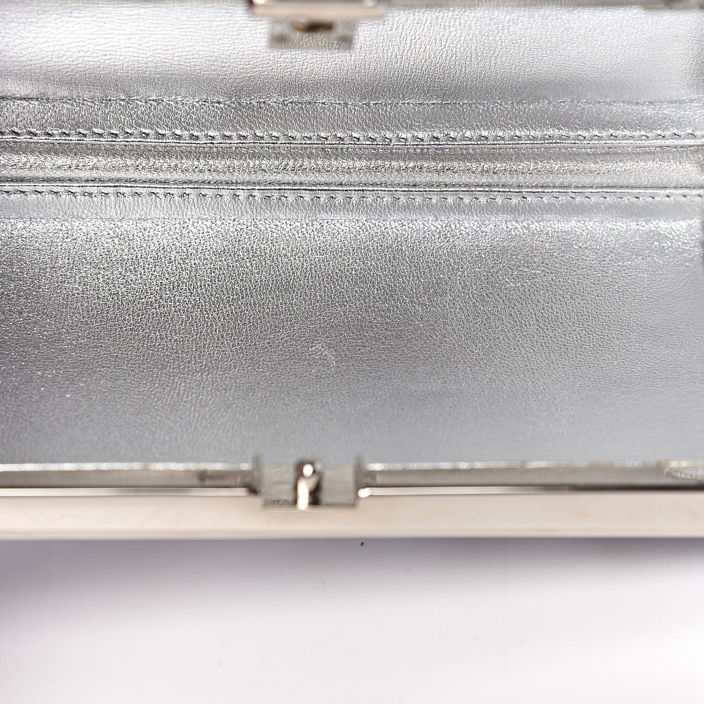 Swarovski Crystal Minaudiere Clutch Purple
